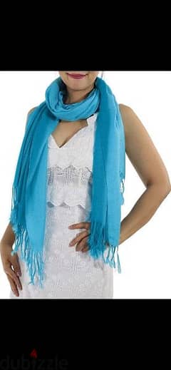 scarf blue ombre scarf  65*175cm