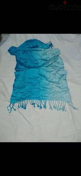 scarf blue ombre scarf  65*175cm 2