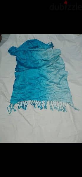 scarf blue ombre scarf  65*175cm  1=7$ or 3=15$ 2