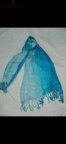 scarf blue ombre scarf  65*175cm 4