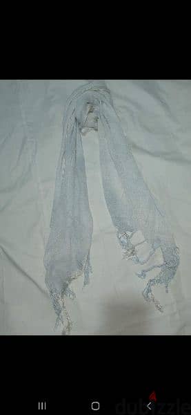 scarf light blue scarf tassel 60*150cm 6