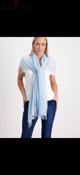 sea blue foulard 55*155cm 1
