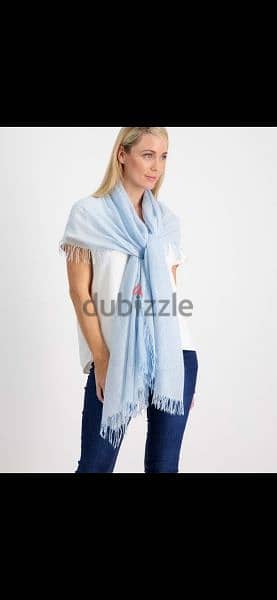 sea blue foulard 55*155cm 3