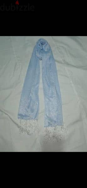 sea blue foulard 55*155cm  1=7$ or 3=15$ 6