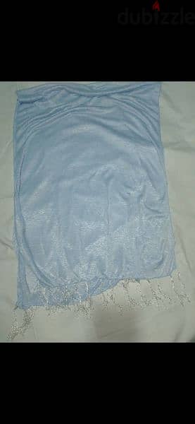 sea blue foulard 55*155cm 7