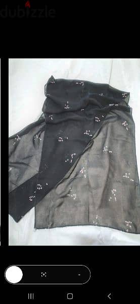 black florel pink scarf 40*160cm 2