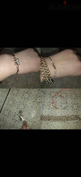 bracelet gold bracelets 3= 8$