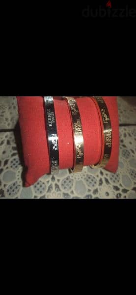 3 bracelets 3 rings hermes copy with box 2