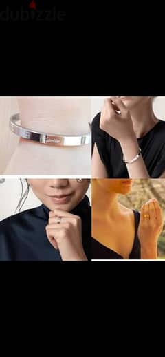 bracelet & 2 rings copy Cartier 0