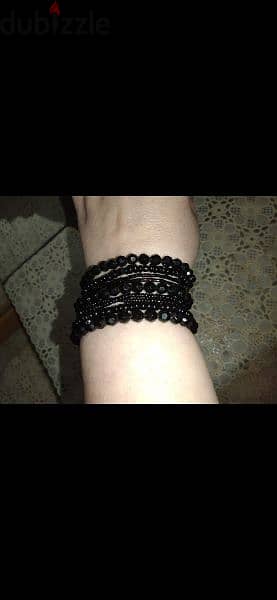 bracelet all black bracelets 2=10$ 7