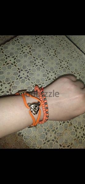 bracelet set orange 3=7$ 1