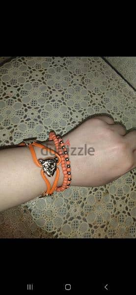 bracelet set orange 3=7$ 2