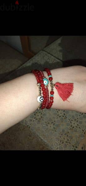 bracelet red set of bracelets 1