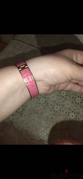 bracelet copy Coach bracrelet pink 2