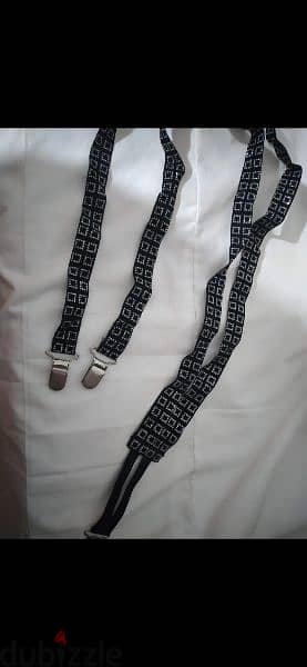 belt suspenders black with strass 5