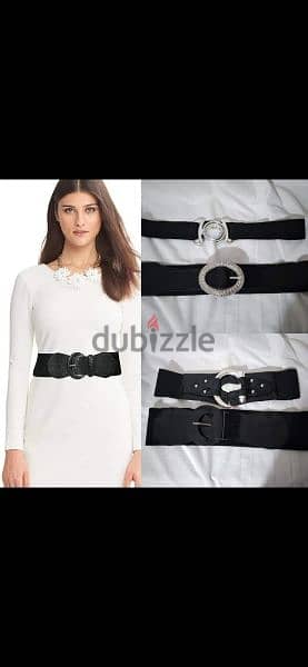 belt black elastique belt 4 models 1=5$ or 3= 13$