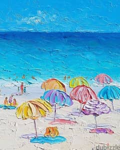 painting "Summer Mornings by the sea" 0