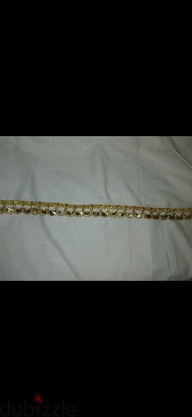 necklace choker gold with sequinsعقد شوكر ذهبي 4