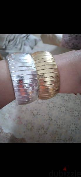 bracelet real leather 2 coloursاساور جلد لونين 5