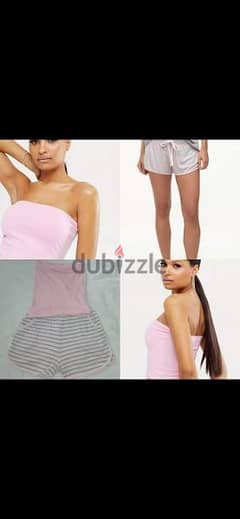 set pink top and shorts s to xL