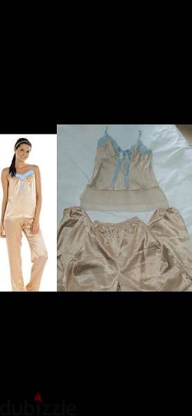 lingerie pyjama gold ma3 azra2 pants w top s to xxL