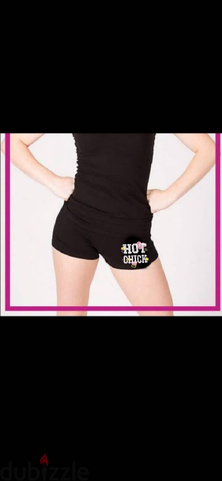 set top straples and shorts only black s to xL 5