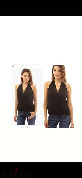 top halter neck lycra bas aswad s to xxL terke