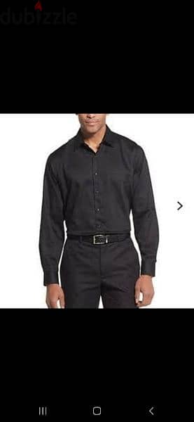 Van Heusun fitted shirt black s to xxL 0