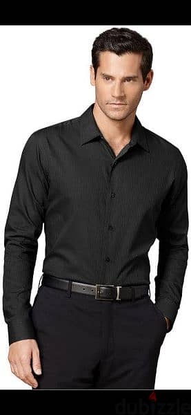 Van Heusun fitted shirt black s to xxL 1