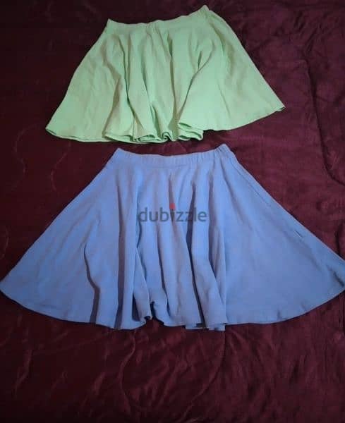 short skirt 2 colours s to xxL 2= 12$ 5
