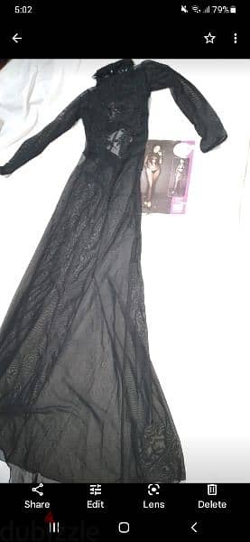 lingerie black chiffon lycra s to xxL 4