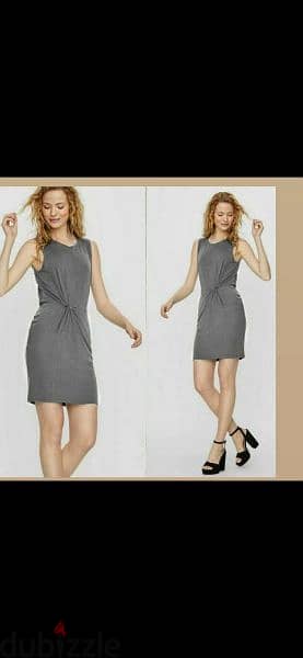 dress cotton only grey s to xxL 1