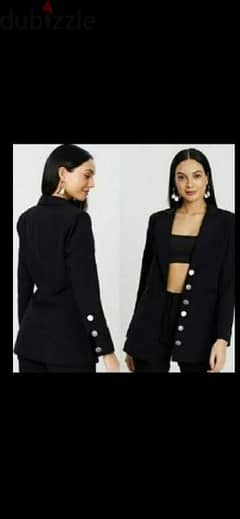jacket blazer black oversized s to xxL