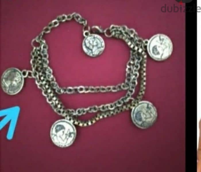 anklet vintage coins copper  1=7$ or 3=15$ 1