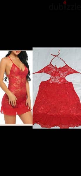 red lace mousline lycra lingerie s to xxL 1=7$ or 3= 15$ 1