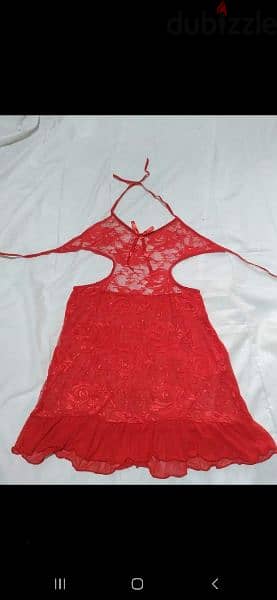 lingerie red lace and mousline lycra lingerie s to xxL 1