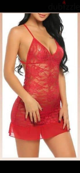 lingerie red lace and mousline lycra lingerie s to xxL 2