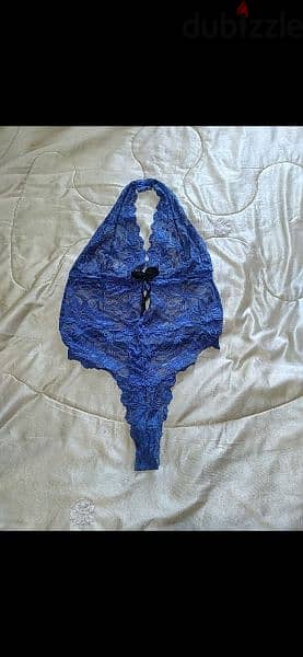 lingerie bodysuit blue only s to xxL 3