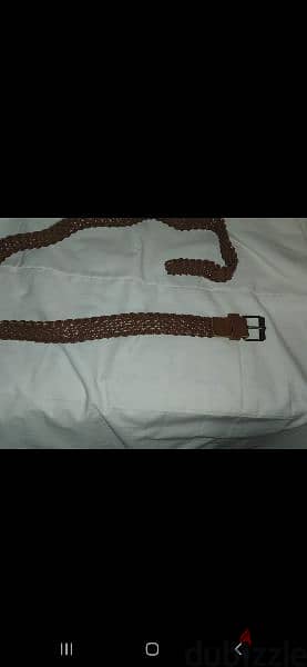 belt real leather belt brown bas 4