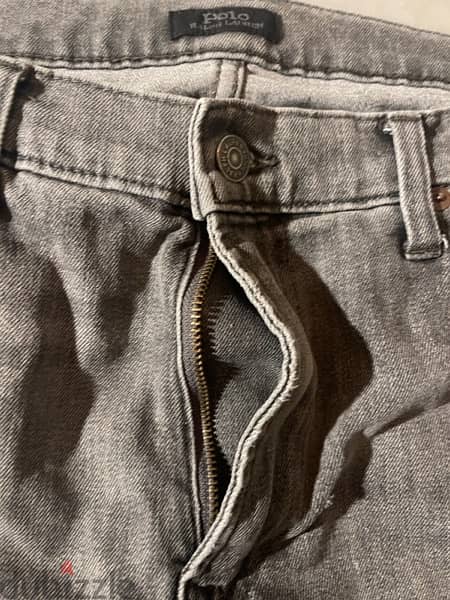 Polo RL grey slim jeans  size 36 great condition 5