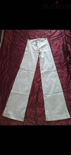 pants white raille aswad lycra xs s m only  1=5$ or 3= 13$ 1