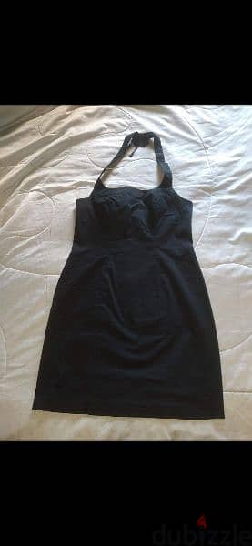 black dress halter neck lycra s to xL 3