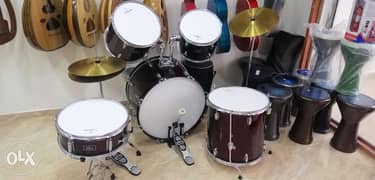 Drums set مستعمل شبه جديد الف 0