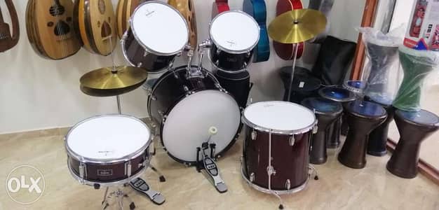 Drums set مستعمل شبه جديد الف