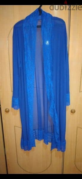 cardigan blue chiffon lycra  m to xxxxL 1