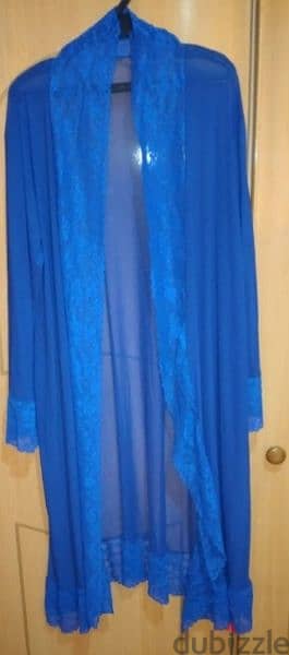 cardigan blue chiffon lycra  m to xxxxL 4