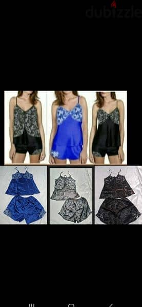 pyjama satin 3 colours m to xxL 1=7$ or 3= 15$ 0