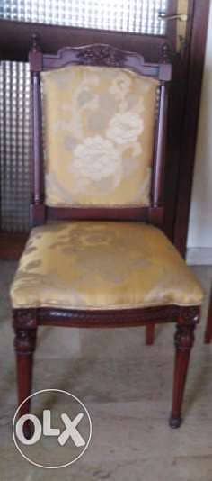 Antique, Chair, massive wood, hand made, rare 0