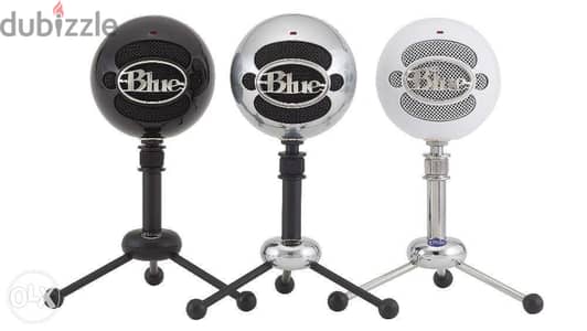 Blue Mic - snowball - USB microphone for recording,Live streaming.