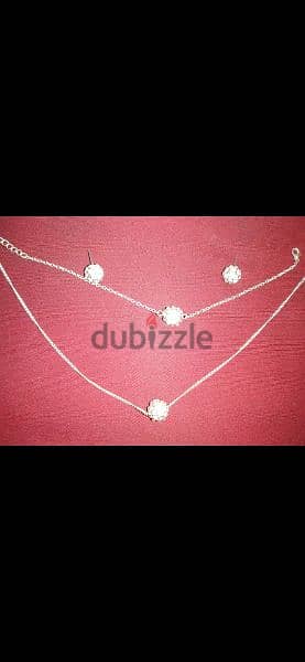 necklace set bracelet and earrings stainless steel 1